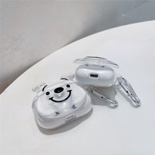 Bagies Air pods Uyumlu Şeffaf Ayıcık Pooh Air pods Kulaklık Kılıfı