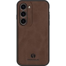 Cool-M Samsung Galaxy S23 Plus Pu Deri Kaplamalı Pc+ Tpu Kapak Manyetik Araba Montaj Telefon Kılıfı (Yurt Dışından)