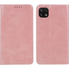 Cool-M Samsung Galaxy A22 5g Tpu+Pu Deri Kılıf Buzağı Doku Doku Cüzdan Anti-Drop Telefon Stand Kapağı (Yurt Dışından)