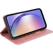 Cool-M Samsung Galaxy A22 5g Tpu+Pu Deri Kılıf Buzağı Doku Doku Cüzdan Anti-Drop Telefon Stand Kapağı (Yurt Dışından)