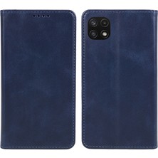 Cool-M Samsung Galaxy A22 5g Tpu+Pu Deri Kılıf Buzağı Doku Doku Cüzdan Anti-Drop Telefon Stand Kapağı (Yurt Dışından)