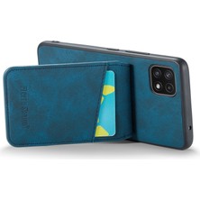 Cool-M Samsung Galaxy A22 5g Kart Yuvaları Pu Deri+Tpu Telefon Kickstand Cover (Yurt Dışından)