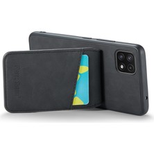 Cool-M Samsung Galaxy A22 5g Kart Yuvaları Pu Deri+Tpu Telefon Kickstand Cover (Yurt Dışından)