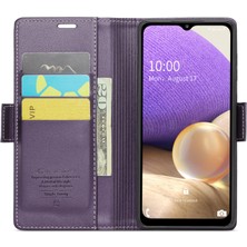 Cool-M Samsung Galaxy A32 5G/M32 5g Rfıd Engelleyen Telefon Cüzdanı Pu Deri Stand Telefon Kapağı (Yurt Dışından)