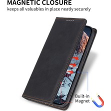 Cool-M Samsung Galaxy A12 Stand Pu Deri Telefon Kapağı Rfıd Engelleme Cüzdan Telefon Kılıfı (Yurt Dışından)