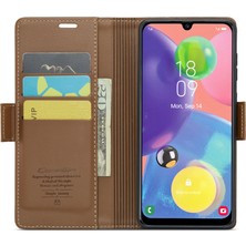 Cool-M Samsung Galaxy A70/A70S Cüzdan Stand Telefon Deri Kılıfı Rfıd Engelleme Telefon Kapağı (Yurt Dışından)