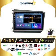 Navistar Honda Civic  2008 - 2015 Model 4gb + 64GB Android 13 Kablosuz Ca