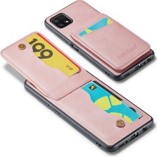 Cool-M Samsung Galaxy A22 5g Kart Yuvaları Pu Deri+Tpu Telefon Kickstand Cover (Yurt Dışından)