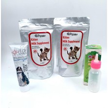 Perry Yavru Kedi Süt Tozu 2 Adet + 60ML Biberon + Elize Multivitamin