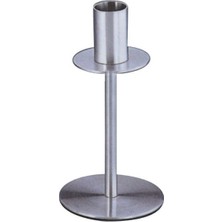 Biradlı Ayaklı Çelik Mumluk 16 cm