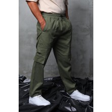 Rocqerx R-4334 Bel Lastik Stoperli Körüklü Cep Detaylı Gabardin Pantolon
