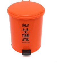 Şenyayla Tıbbi Atık Kutusu (Kovası) 10 lt Pedallı