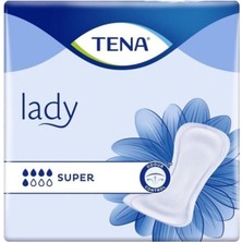 Tena Lady Süper Mesane Pedi 30 Adet 5 Damla İpeksi Yumuşak Yüzey ile Güvenli Koruma