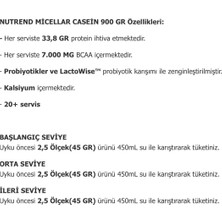 Nutrend Micellar Casein - Kazein Protein 900 gr