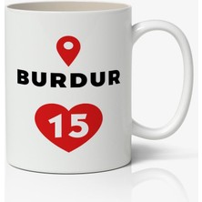 Nostaljik Lezzetler Burdur Baskılı Kahve Kupa Bardak