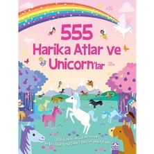 555 Eğlenceli Çıkartma Prenses Unicorn Deniz Kızı Seti Yayınevi