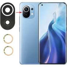 fodos Xiaomi Mi 11 Lite Kamera Lensi Camı M2101K9AG M2101K9AI