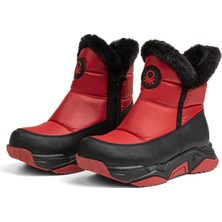 Benetton Benetton® | BN-70009 - Kırmızı Siyah - Çocuk Bot