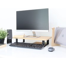 Hansdocom Hansdo Monitör Standi – Laptop Standi – Monitör Yükseltici – Mdf Lam – Safir Meşe – WMS2650