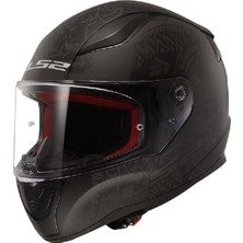Ls2 Rapid Takaroa Mat Siyah Kask L