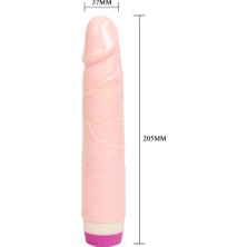 Pridex Medikal Pridex Medikal 20 cm Titreşimli Realistik Vibratör Kolay Kullanımlı Penis Dildo