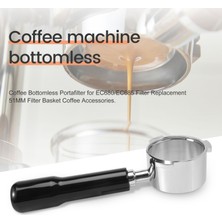 Galaxxy Espresso Portafilter 51MM EC685 EC680 Kahve Dipsiz Portafilter ile 51MM 2 Stil Kahve Kasesi (Yurt Dışından)