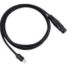 Galaxxy USB C - Xlr Dişi Kablo, USB C Mikrofon Kablosu Tip C Erkek - Xlr Dişi Mikrofon Bağlantısı Stüdyo Ses Kablosu (2m/6.6ft) (Yurt Dışından)