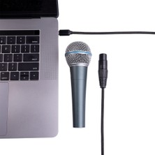 Galaxxy USB C - Xlr Dişi Kablo, USB C Mikrofon Kablosu Tip C Erkek - Xlr Dişi Mikrofon Bağlantısı Stüdyo Ses Kablosu (2m/6.6ft) (Yurt Dışından)