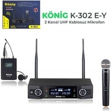 König K-302 Uhf 1el+1yaka Mikrofon