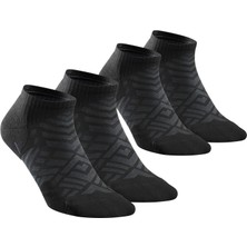 Decathlon Quechua Kısa Konçlu Outdoor Çorap - Siyah - 2 Çift - Hike 100