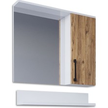 Teta Home Eko 65 cm Mdf Banyo Aynalı Üst Dolap