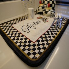 Aymira Home Aymira Bulasik Kurutma Mati Kurulama Bezi Kurutma Örtüsü Tezgah Üstü Bulaşıklık 40X50 cm Yıkanabilir AYMAT03