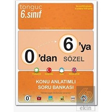 0'dan 6'ya Sözel Konu Anlatımlı Soru Bankası Tongu