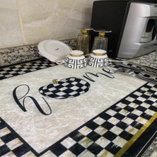 Aymira Home Aymirahome Bulaşık Kurutma Matı Kurulama Kurutma Örtüsü Tezgah Üstü Bulaşıklık 40X50CM Yıkanabilir MAT16