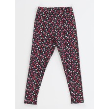 Casabony Mini Çiçek Desenli Kız Çocuk Tayt