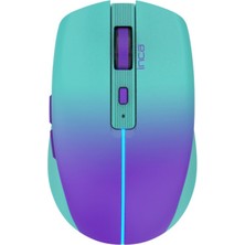 Inca IWM-511RM Dual Mod Bluetooth+Wireless Rechargeable Gradient Color Silent Mouse