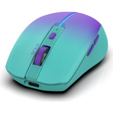 Inca IWM-511RM Dual Mod Bluetooth+Wireless Rechargeable Gradient Color Silent Mouse