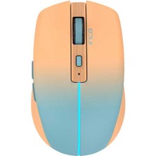 Inca IWM-511RT Dual Mod Bluetooth+Wireless Rechargeable Gradient Color Silent Mouse