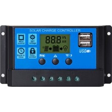İstabreeze 10 Amper Solar Şarj Kontrol  Regülatörü USB 12V/24V Şarj Kontrol Cihazı