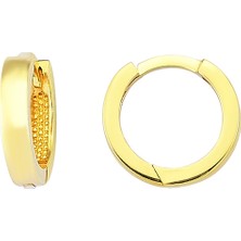 Altın Sepeti Altın Minik Halka Küpe