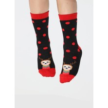 Casabony Like Deer Puanlı Kız Çocuk Çorap