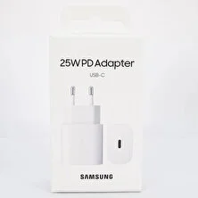Samsung Galaxy S23 Type-C 25W Orjinal Hızlı Şarj Başlığı Beyaz
