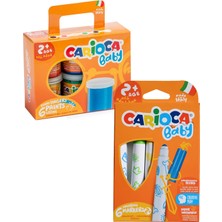 Carioca Baby Parmak Boya ve Carioca Baby Marker 2 Adet Boyama Seti