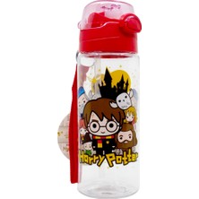 Wiggle 500ML Harry Potter Pipetli Askılı Kilitlenebilir Su Matarası