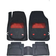 HLP Fiat Palio 2003-2012 4d A+Plus Negro Kırmızı Oto Paspas