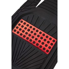 HLP Fiat Punto 5 Kapı 1999 - 2011 Arası 4d A+Plus Negro Kırmızı Oto Paspas
