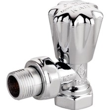 Kas Armatür 1/2″ Köşe Radyatör Vanası Krom