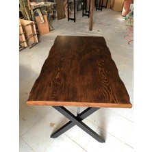 Bintaş Mobilya Kütük Ağaç Cafe Masa 70X130.CM