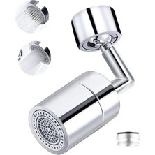 Noyiska Tasarruflu Mutfak Lavabo Başlığı Evrensel Fonksiyonlu 720 Derece Dönebilen 4 Filtreli Musluk Başlığı