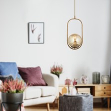 Apliqa Lorin Tekli Eskitme Bal Camlı Modern Sarkıt Mutfak Salon Sarkıt Avize